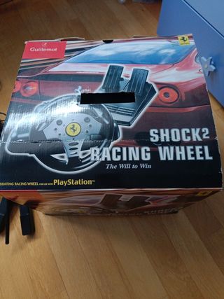 Volante y pedales PlayStation 2