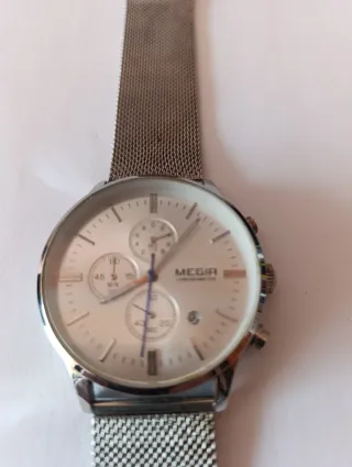 Reloj Caballero Megir Plata