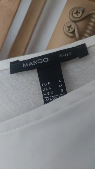 Blusón blanco crudo