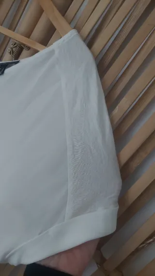 Blusón blanco crudo