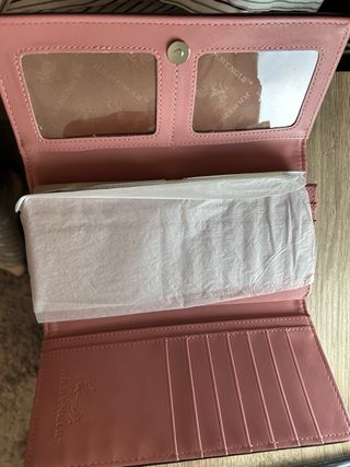 Cartera HKmenglu rosa con cordones