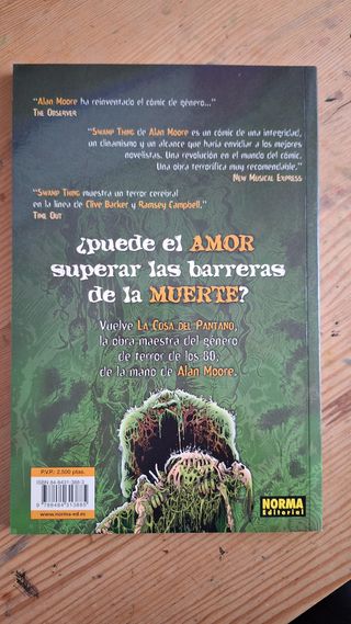 COSA DEL PANTANO (Alan Moore) Amor y muerte