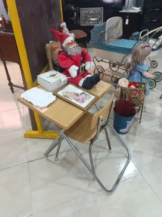 Pupitre infantil madera y metal