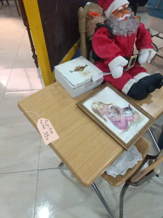 Pupitre infantil madera y metal