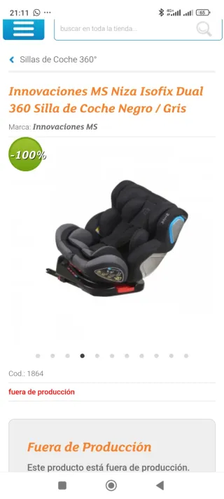 Silla de niño para coche Niza