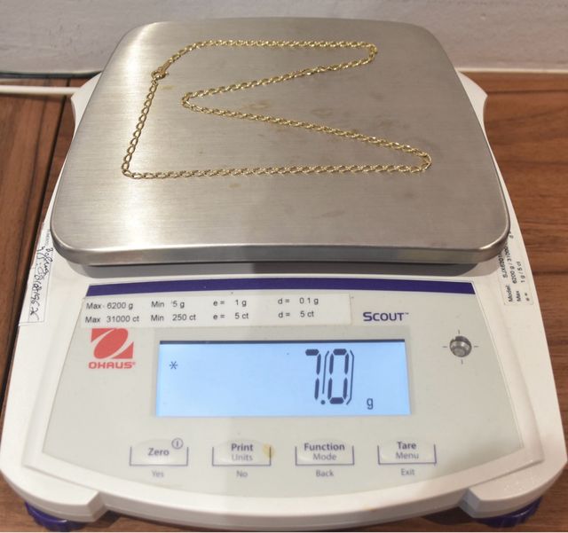 CADENA DE ORO 18K/7.0Gr