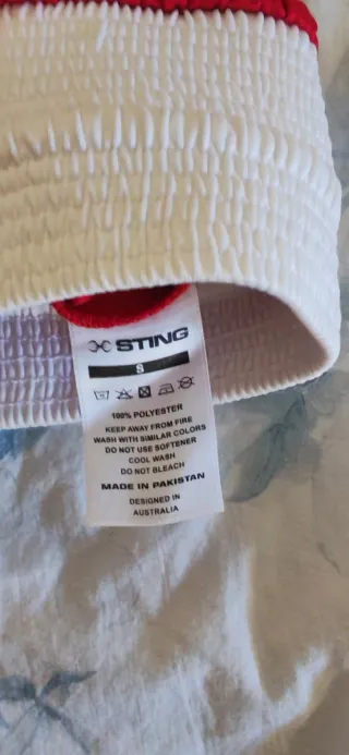 Pantalones Boxeo Amateur Sting Talla S Rojo