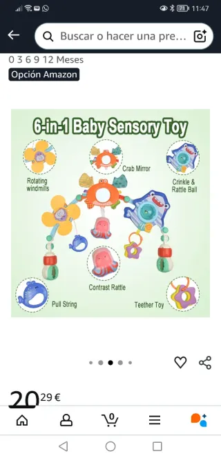 Juguete para cochecito de bebé