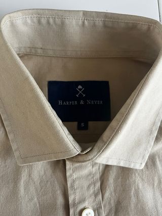 Harper & Neyer Beige Cotton Shirt Minimal