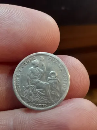 Perú 1 Dinero Plata 1913