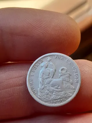 Perú 1 Dinero Plata 1913
