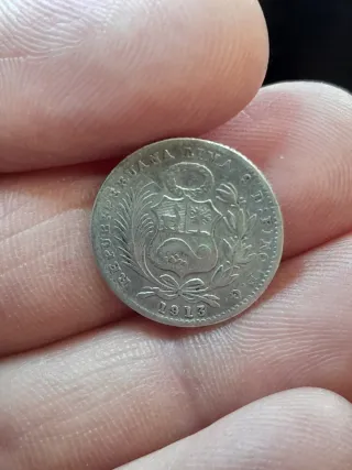Perú 1 Dinero Plata 1913
