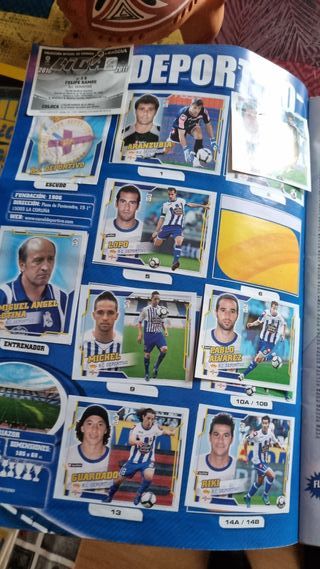 Álbum cromos Liga BBVA 2010-2011