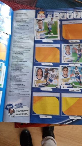 Álbum cromos Liga BBVA 2010-2011