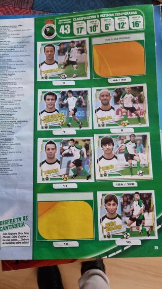 Álbum cromos Liga BBVA 2010-2011