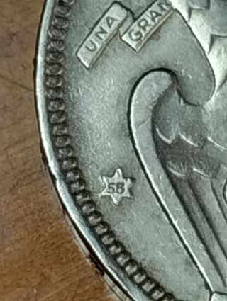 50 Pesetas 1957 España Franco