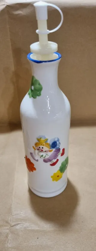 Oliera in ceramica decorata