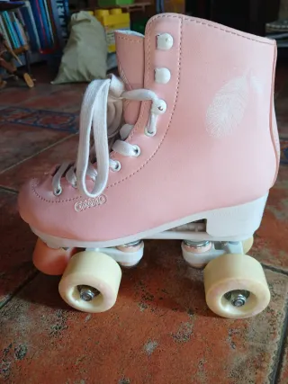 Patinetes Decathlon Rosa Talla 34 + Protectores