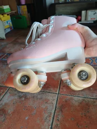 Patinetes Decathlon Rosa Talla 34 + Protectores