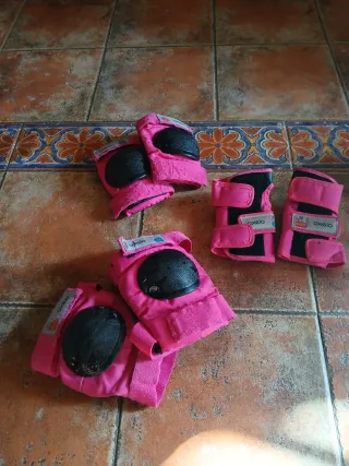 Patinetes Decathlon Rosa Talla 34 + Protectores