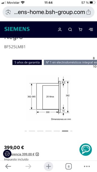 Microondas Siemens BF525LMB1
