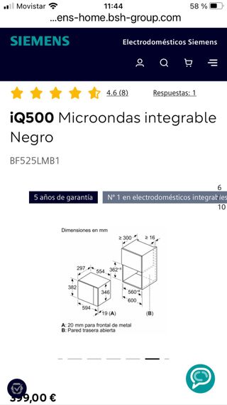 Microondas Siemens BF525LMB1