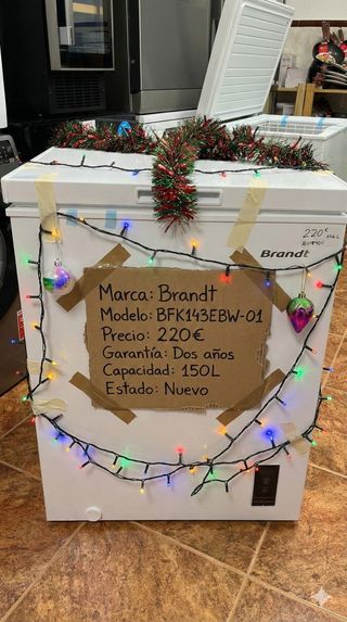 Arcon congelador dual Brandt 150L