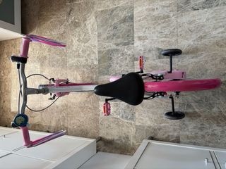 Bicicleta niña 16 con ruedines y cesta