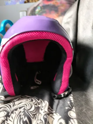 Casco de esquí Carrera morado