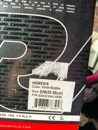 Casco de esquí Carrera morado