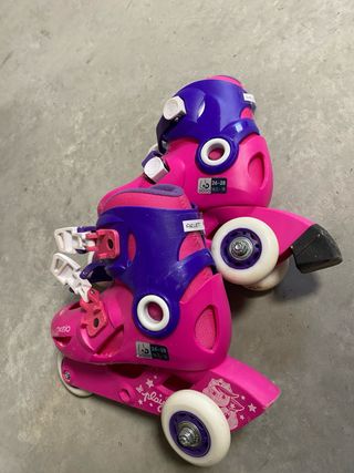 Patines infantiles Oxelo 3 ruedas talla 26-28
