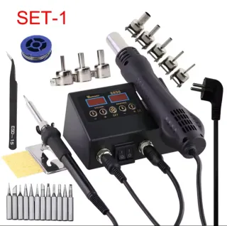 Kit Soldadura Profesional 2 en 1 Estación Aire Cal