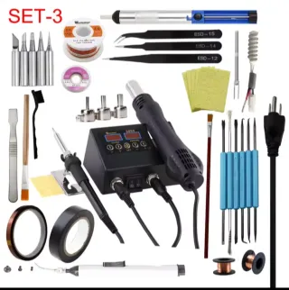 Kit Soldadura Profesional 2 en 1 Estación Aire Cal