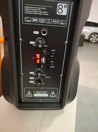 Altavoz Portátil Lauson Negro y Verde