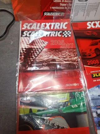 Lote Catálogos Scalextric y SCX