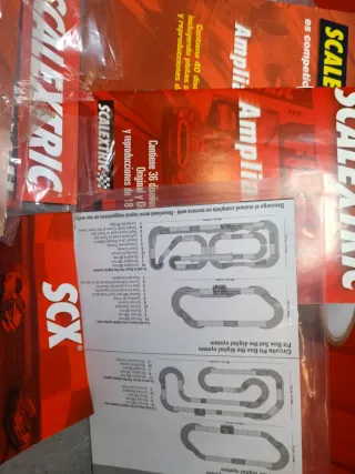 Lote Catálogos Scalextric y SCX