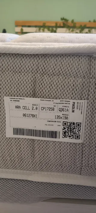 Colchón NUEVO Pikolin Viscoelástico 135x190