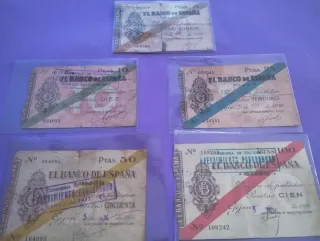 Billetes antiguos españoles El Banco de España