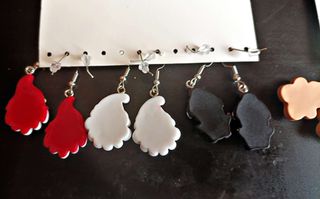 Pendientes Navideños Resina
