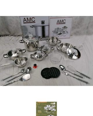 Batteria Pentole Padelle Tegami AMC Induzione