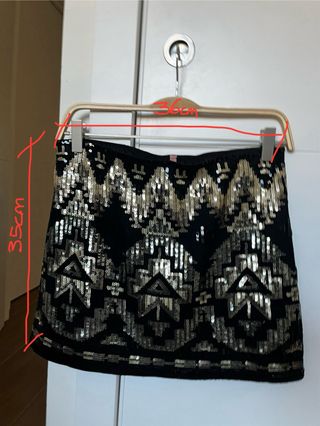 Falda de fiesta elegante