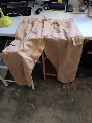 Pantalón de trabajo beige Talla XXXL