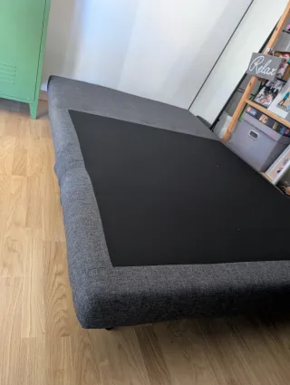 Sofá cama 2 plazas gris