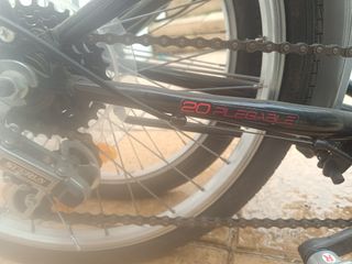 Bicicleta Plegable Negra