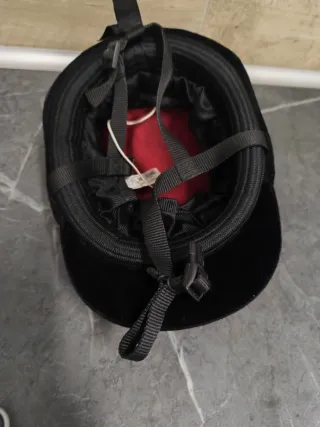 Casco de hípica negro