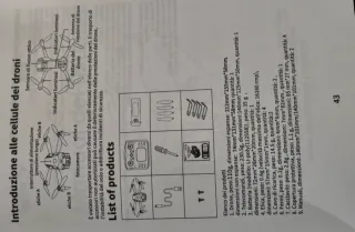 Drone Darly M18 Pieghevole 4K Motore Brushless New