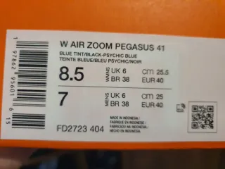 Nike Pegasus 41 Talla 40 Azul/Gris con caja