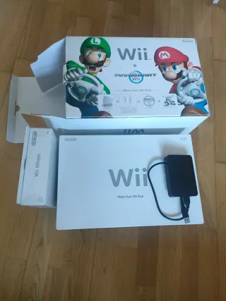Nintendo Wii + Mario Kart Wii