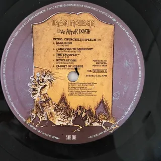 2LP Iron Maiden - Live After Death