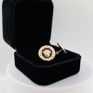 PENDIENTES MEDUSA REDONDOS 18K